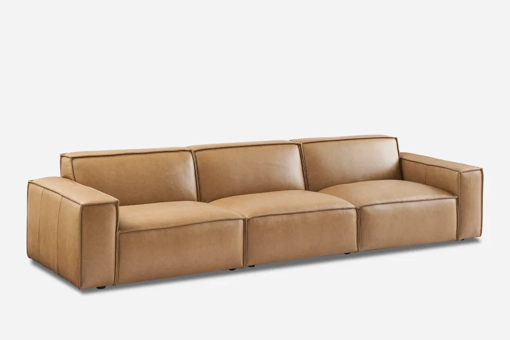Jonathan Leather Extended Sofa