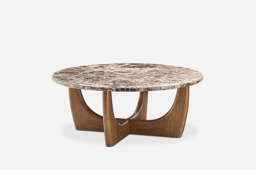 Elio Marble Round Coffee Table 