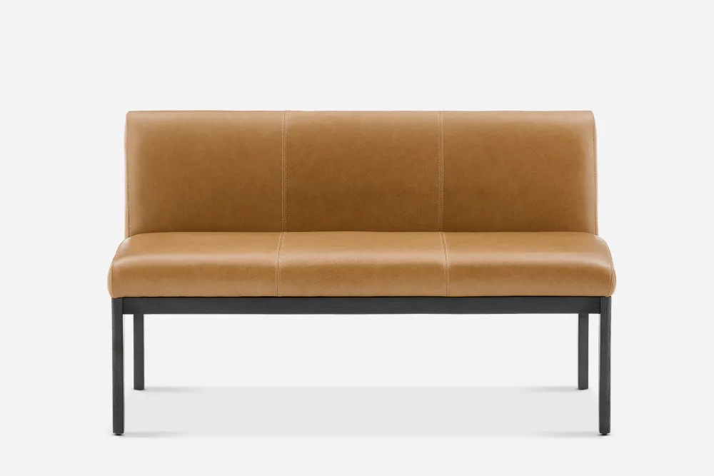 Elliot Leather Banquette Bench 