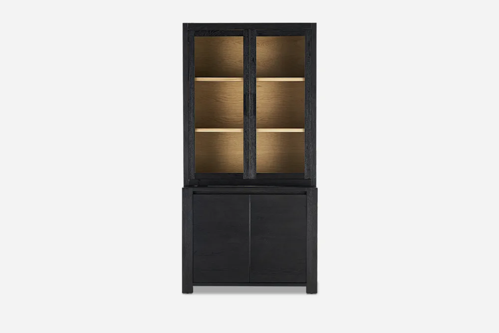 Bradley Small Sideboard with Glass Cabinet 