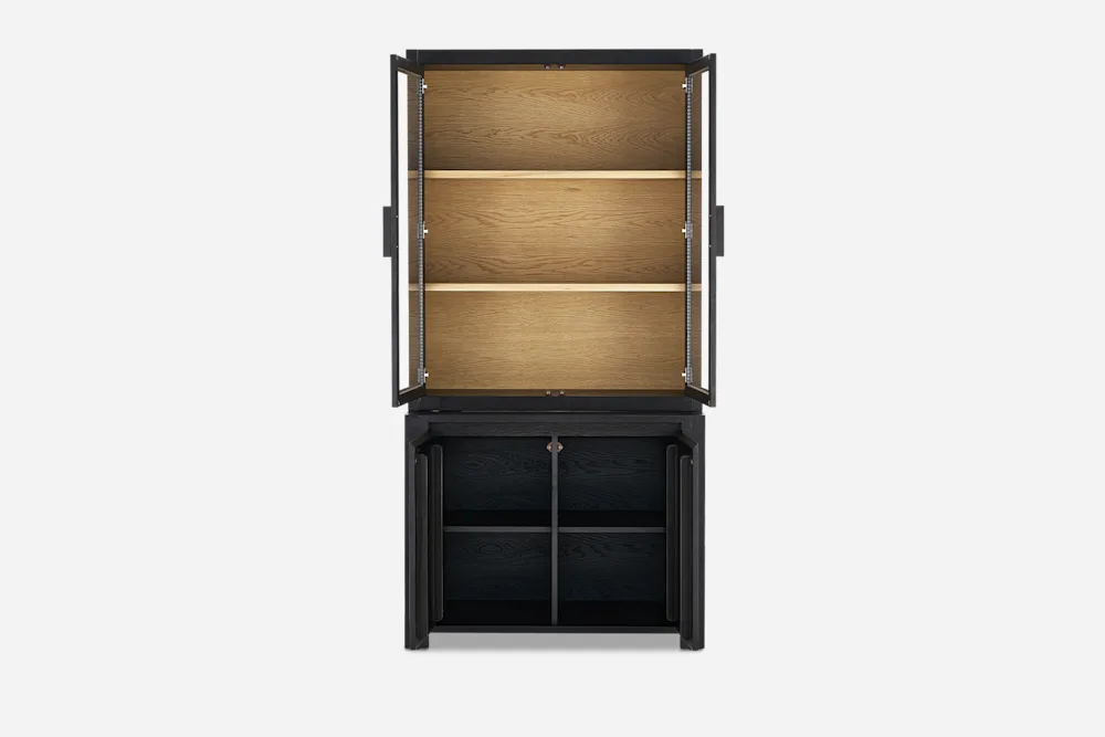 Bradley Small Sideboard with Glass Cabinet