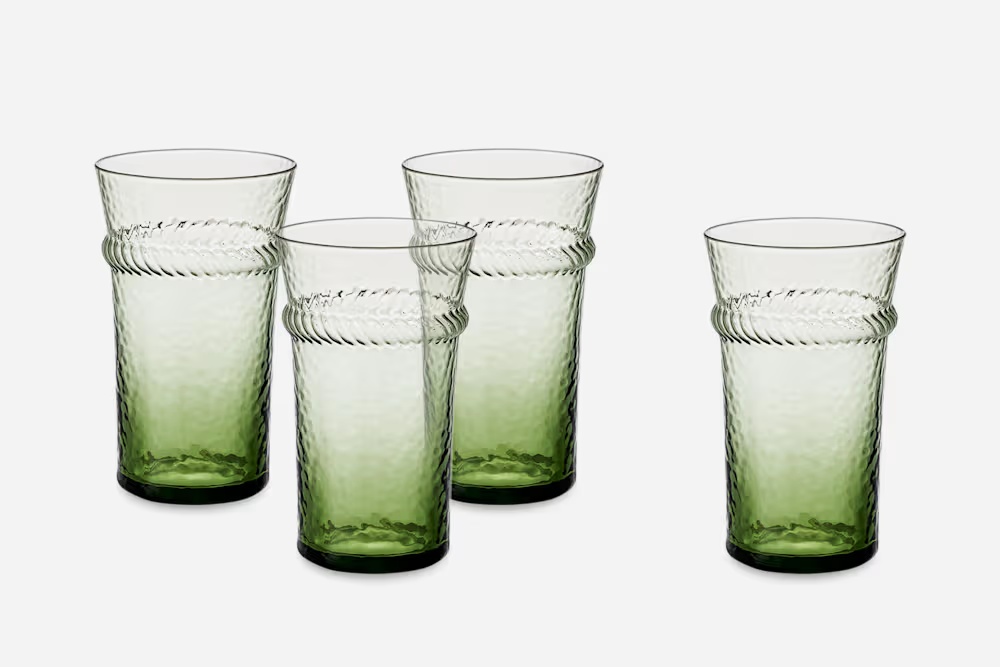 Verdant Tall Drinking Glasses, Set of 4 