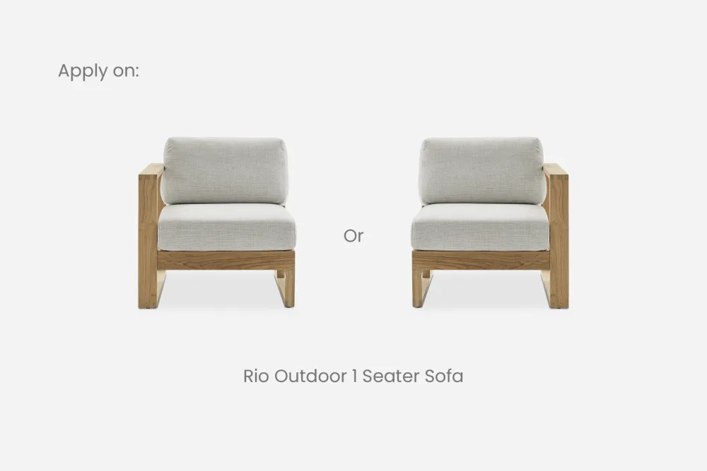 Rio Outdoor 1 Seater Sofa Cover
