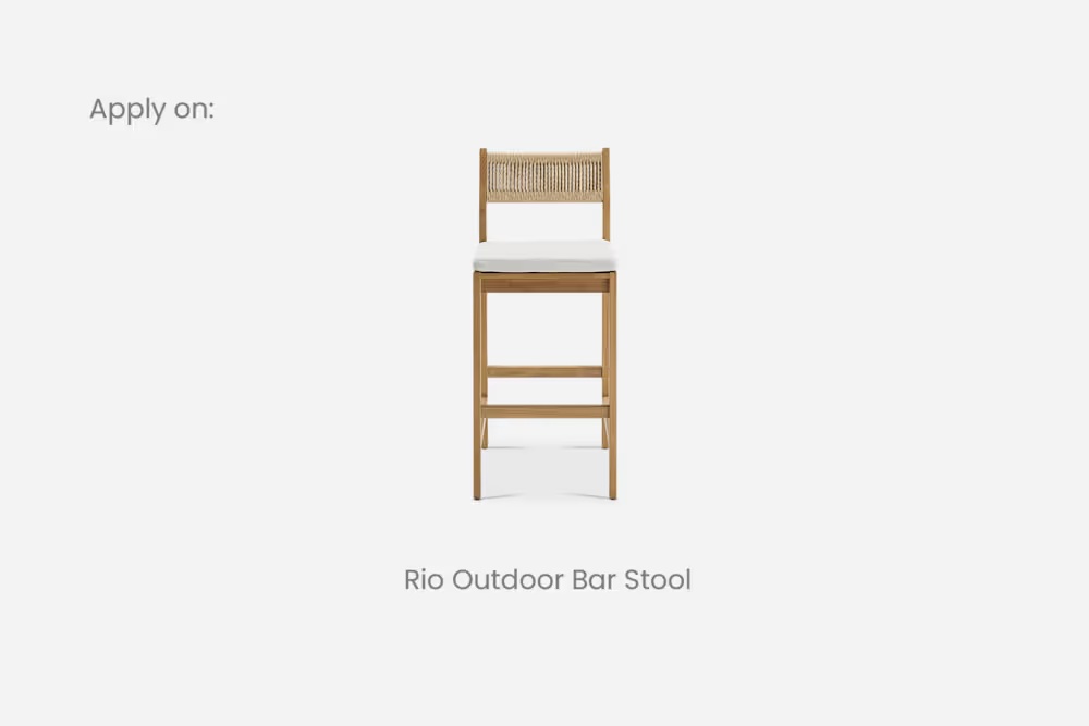 Rio Outdoor Bar Stool Cover