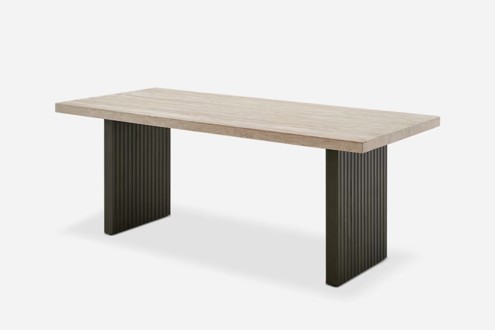 Sloane Travertine Dining Table 