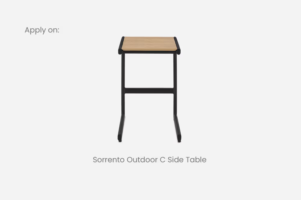 Sorrento Outdoor C-Side Table Cover