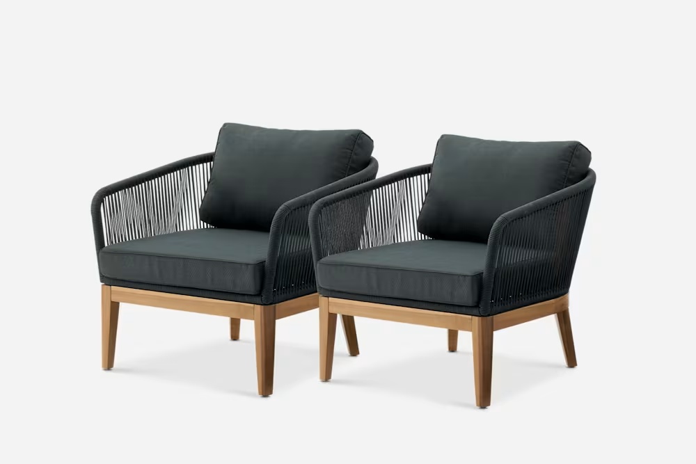 Maui Outdoor Lounge Chair Set 