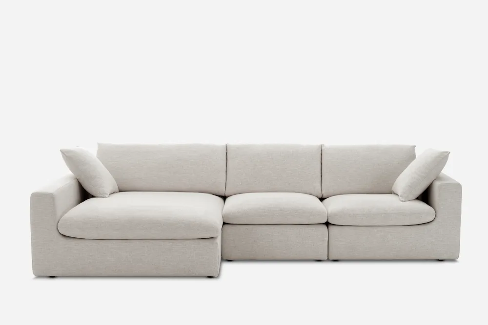 Dawson Wide Chaise Sectional Sofa 