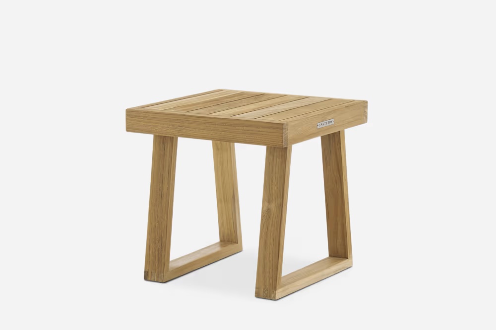 Rio Outdoor Teak 2 Chaise Lounges & Side Table Set