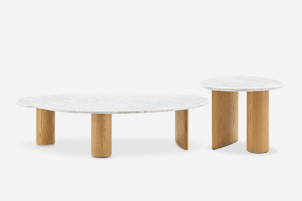 Lavine Marble Coffee Table Set 
