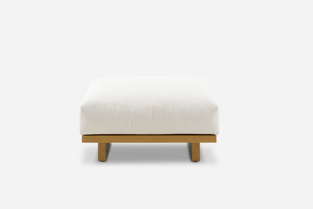 Mori Performance Fabric Side Ottoman 