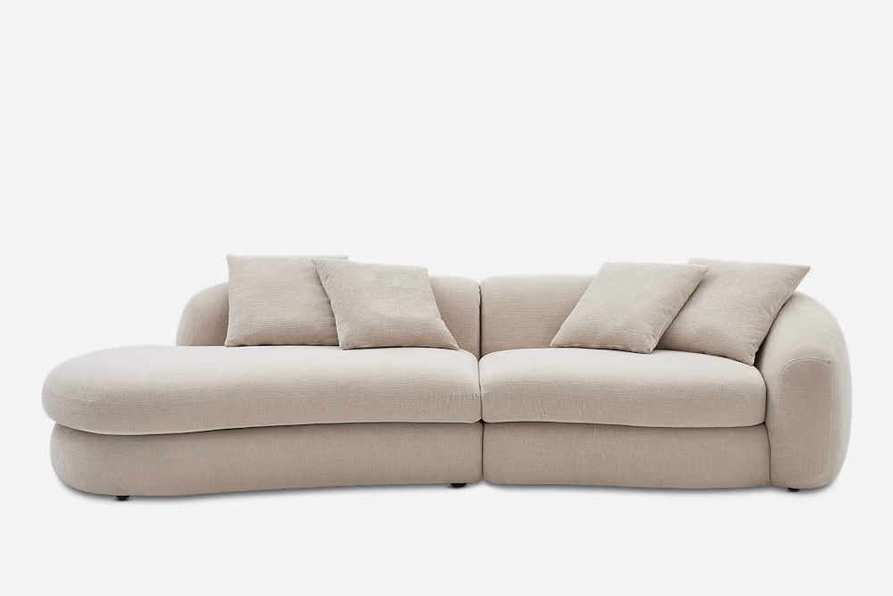 Fable Performance Fabric Side Chaise Sofa 