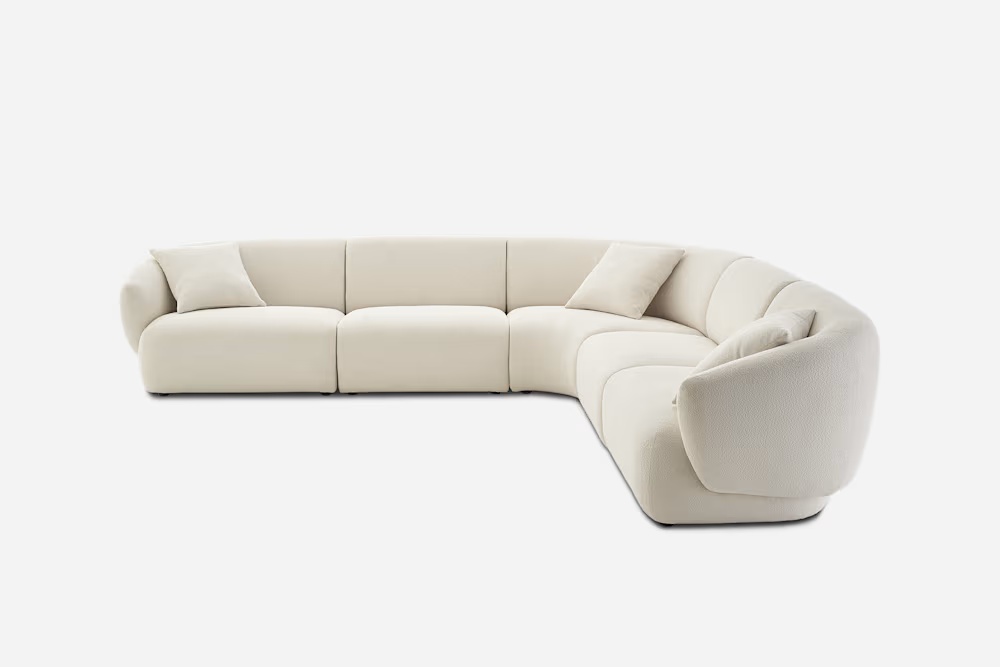Auburn Performance Fabric Extended L-Shape Sectional Sofa