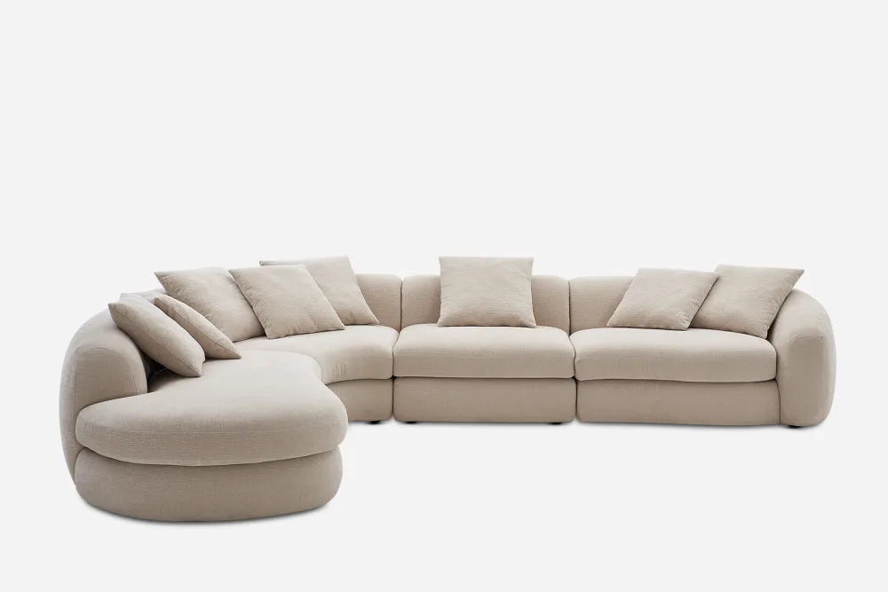 Fable Performance Fabric Extended Chaise Sectional Sofa