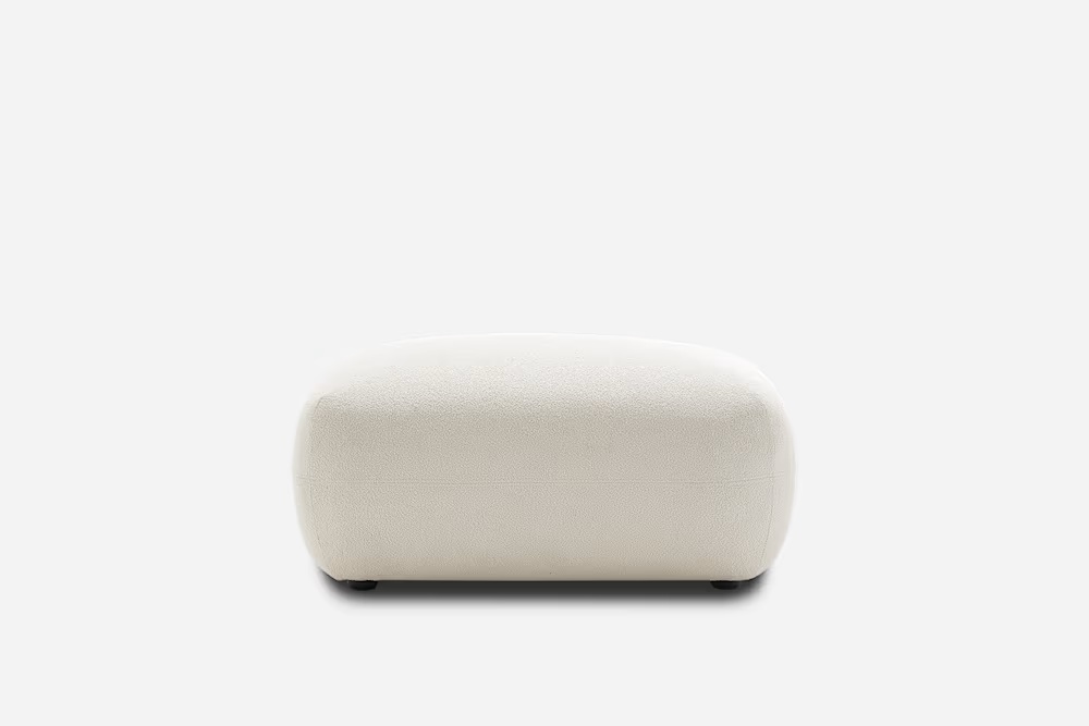 Auburn Performance Fabric Ottoman 