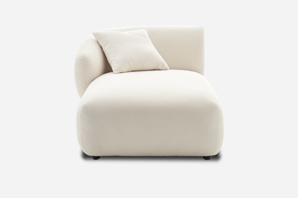 Auburn Performance Fabric Left Arm Chaise 