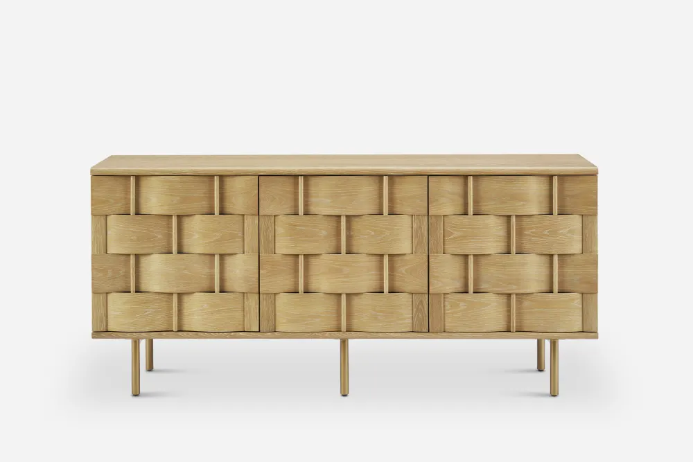 Ariel Sideboard, Whitewashed Oak 