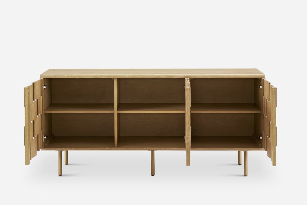 Ariel Sideboard, Whitewashed Oak