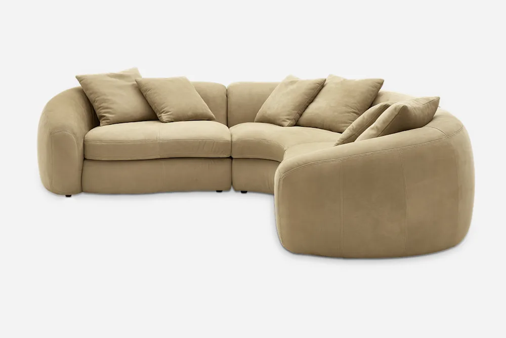 Fable Leather Sectional Sofa