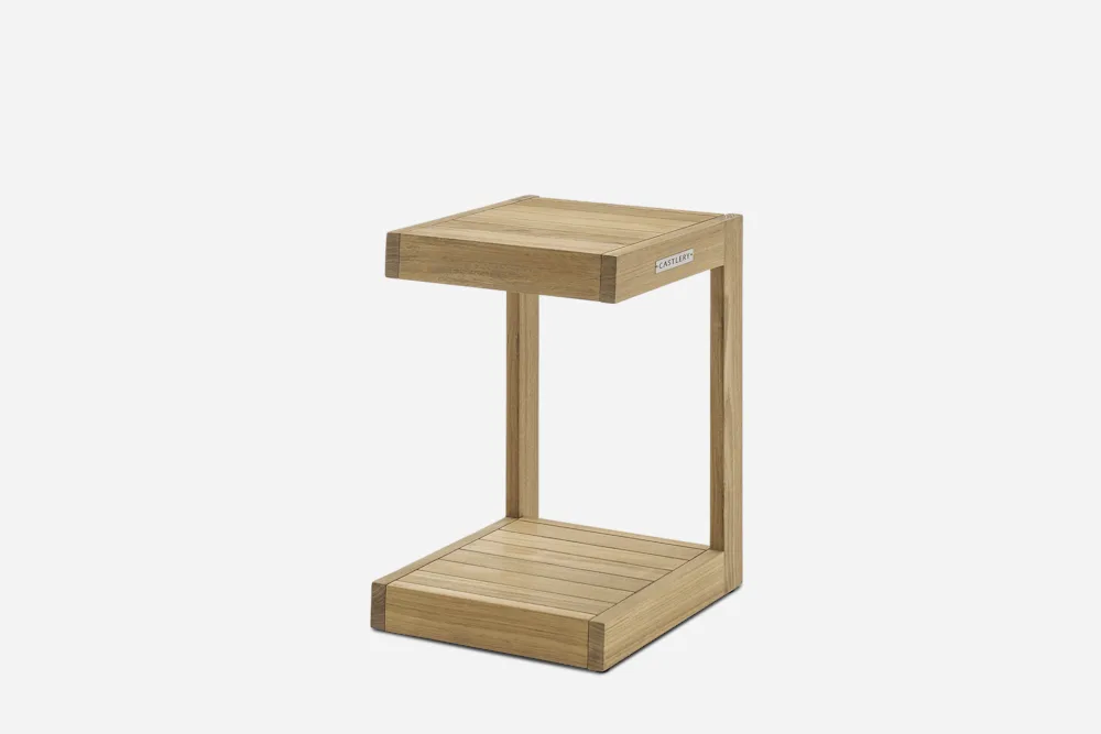 Rio Outdoor Teak C-Side Table 