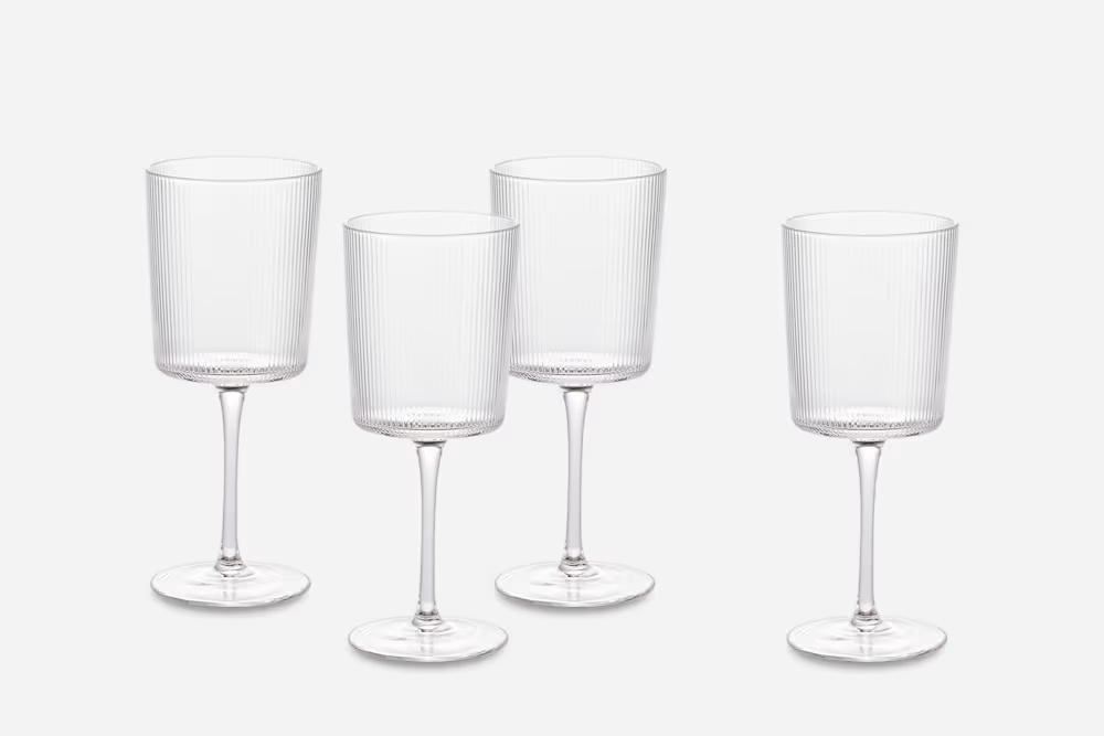Flute All-Purpose Wine Glasses, Set of 4 