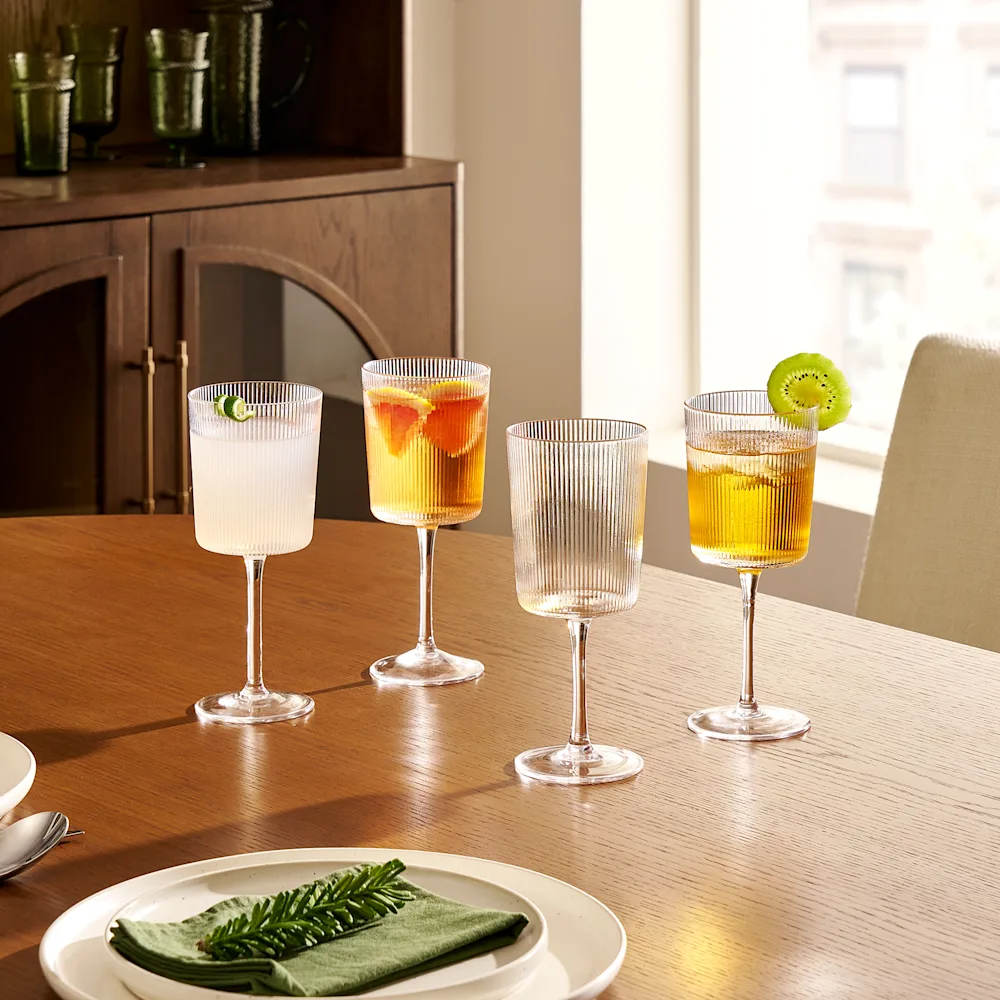 Flute All-Purpose Wine Glasses, Set of 4