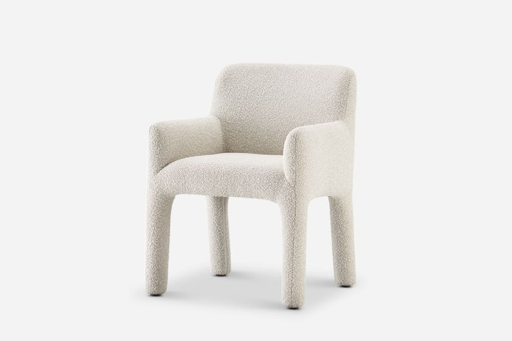 Sonia Performance BouclÃ© Dining Arm Chair 