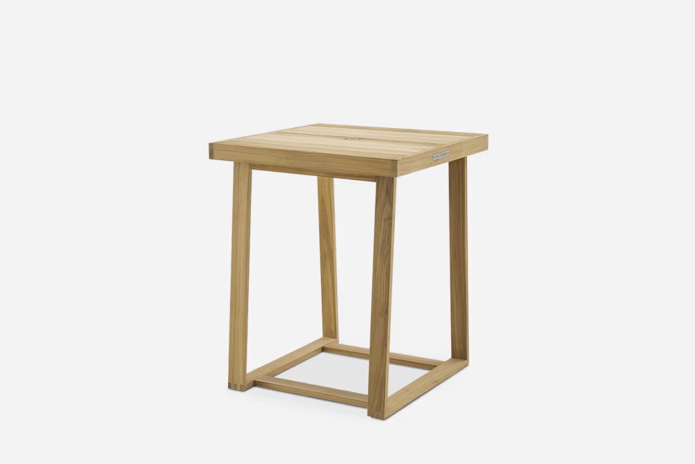 Rio Outdoor Teak Square Bar Table 