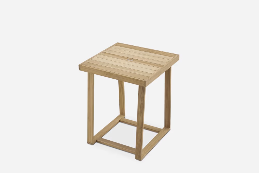 Rio Outdoor Teak Square Bar Table