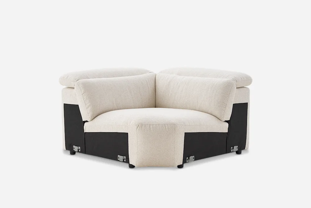 Jaron Performance Fabric Corner Sofa 