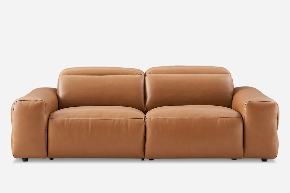 Jaron Leather Recliner Sofa 