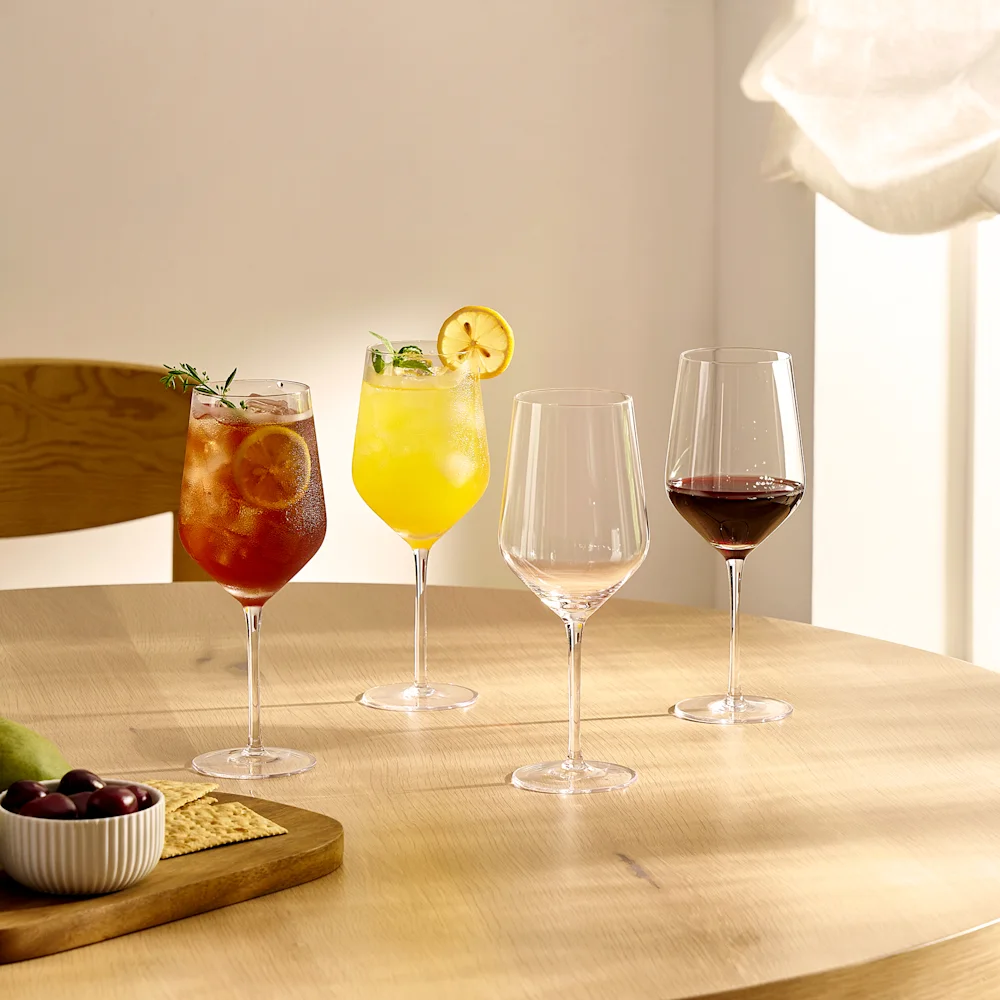 Lucent Red Wine Glasses, Set of 4