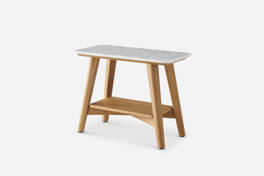 Seb Side Table Seb Marble Side Table - Castlery