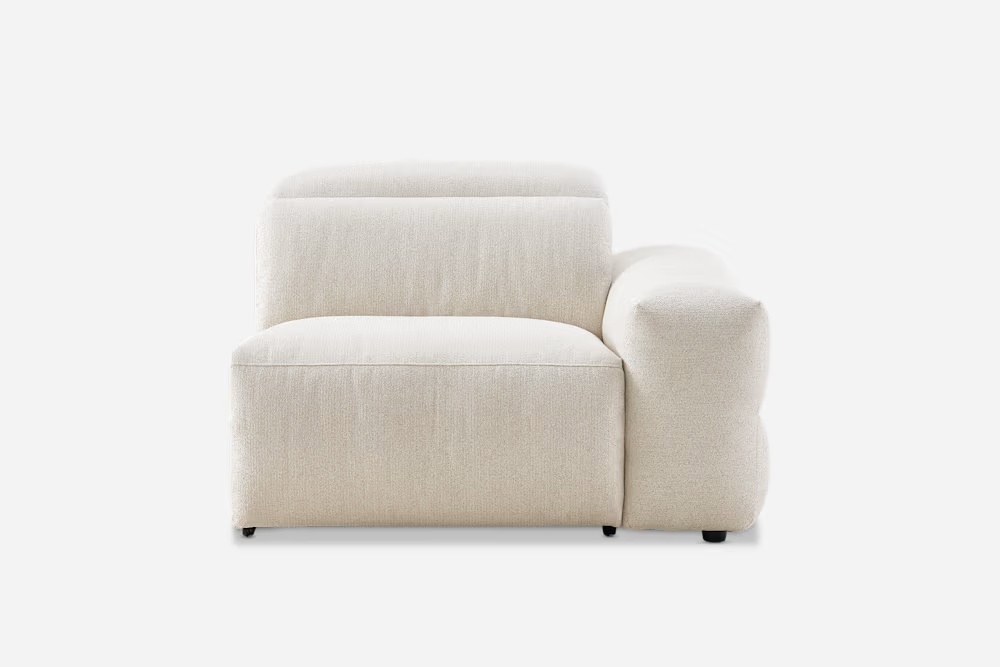 Jaron Performance Fabric Motion Recliner Single Arm Sofa 