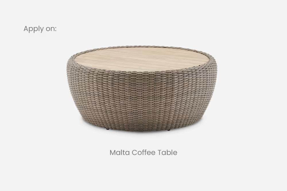 Malta Outdoor Round Drum Coffee Table Cover