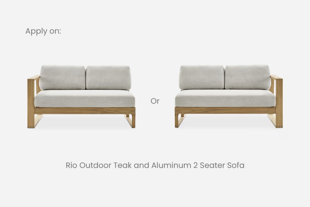 Rio Outdoor 2 Seater Sofa Cover