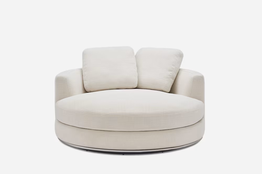 Hamilton Round Swivel 1.5 Seater Armchair 