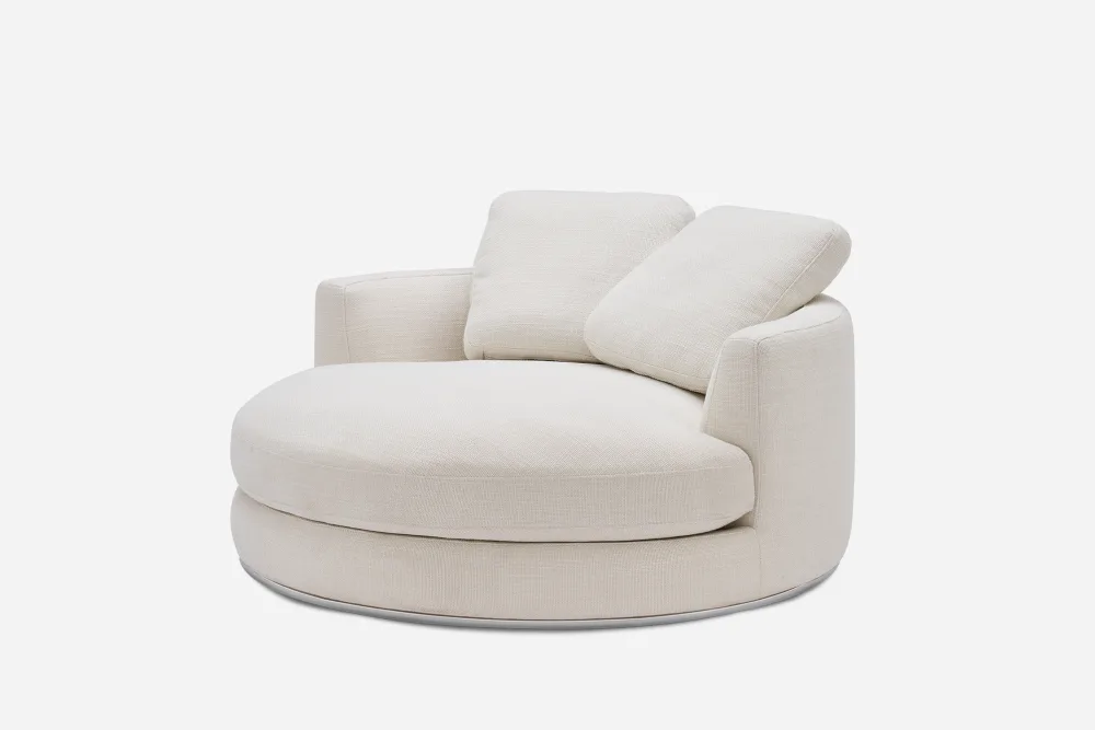 Hamilton Round Swivel 1.5 Seater Armchair