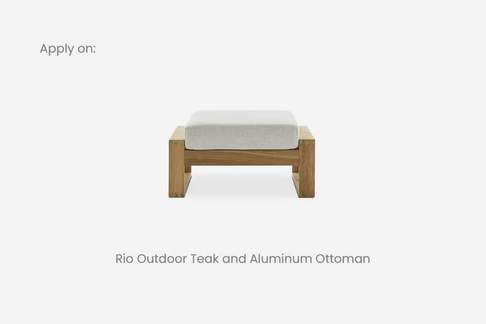 Rio Outdoor Ottoman Cover