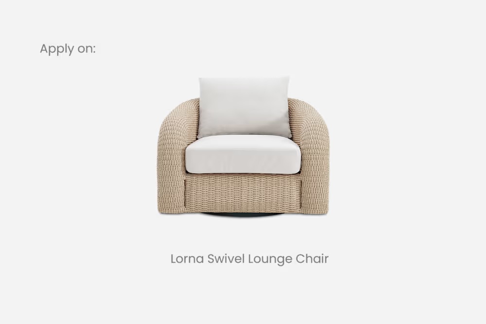 Lorna Outdoor Swivel Lounge Chair Cover