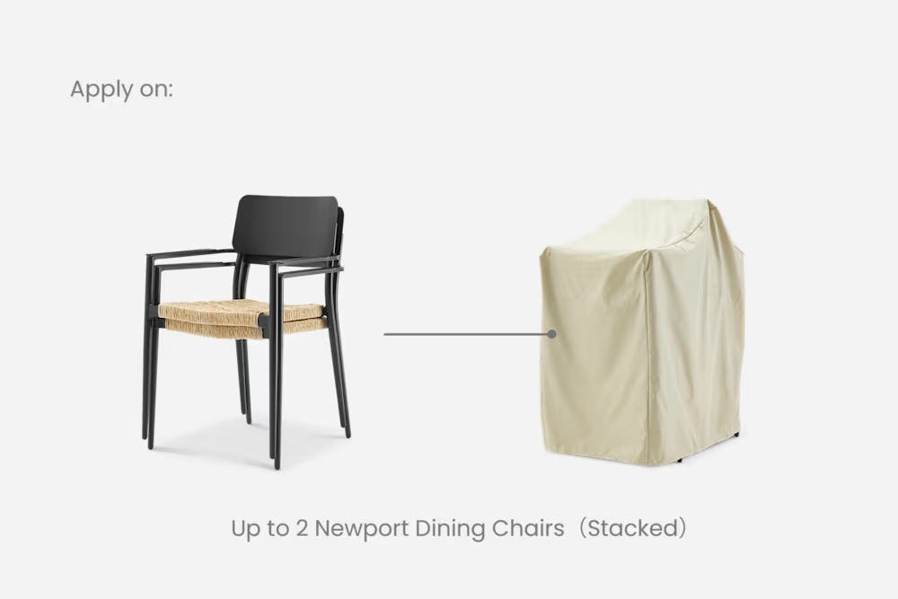 Newport Outdoor Dining Chair Set Cover