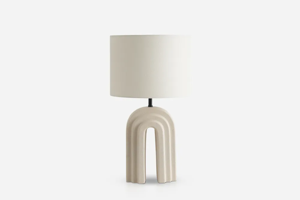 Blanc Arched Table Lamp 