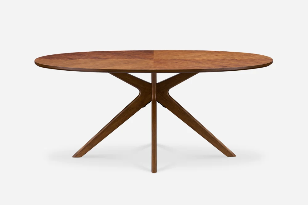 Brighton Oval Dining Table with 4 Carrie Chairs 
