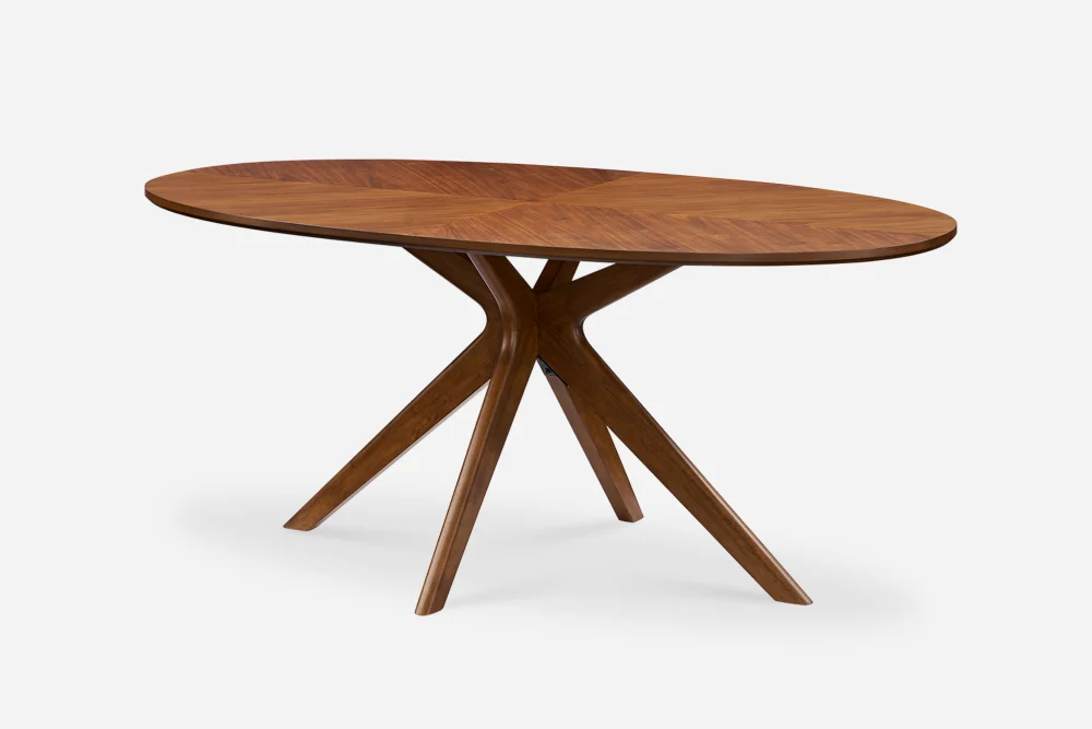 Brighton Oval Dining Table with 4 Carrie Chairs