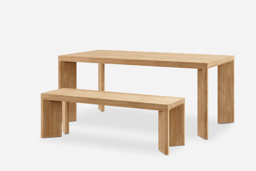 Casa Dining Table with Bench Set 