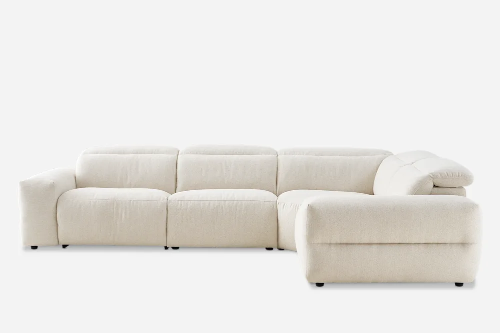 Jaron Performance Fabric Recliner Chaise Sectional Sofa