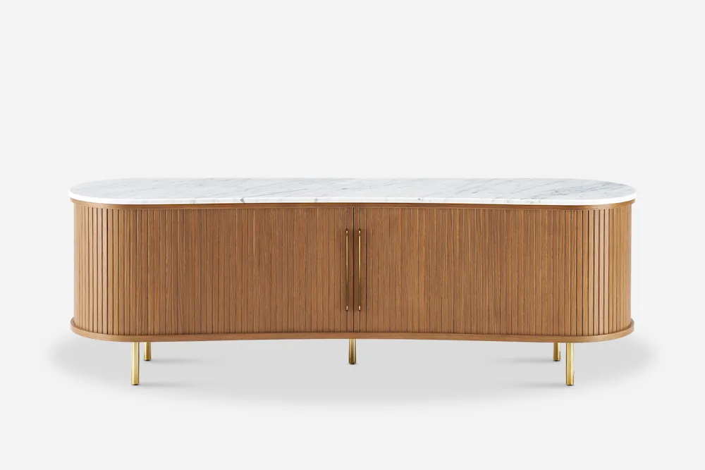 Harper Marble TV Stand 