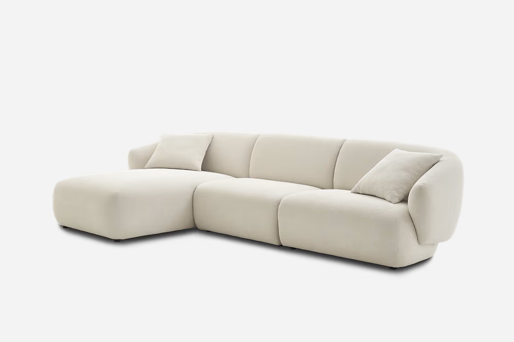 Auburn Performance Fabric Chaise Sectional Sofa