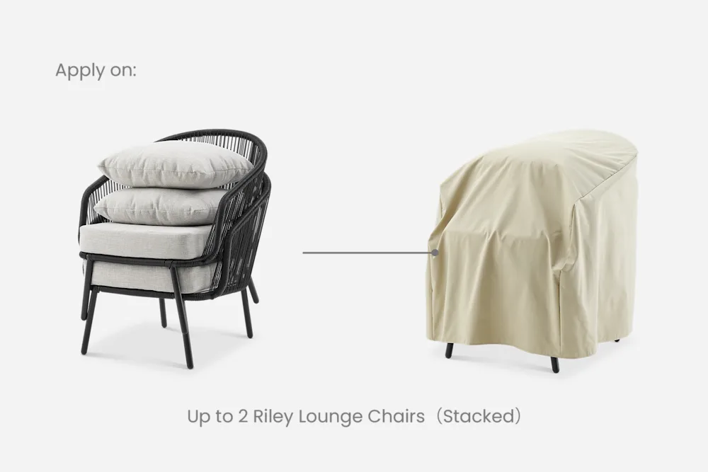 Riley Outdoor Lounge Chair Set Cover