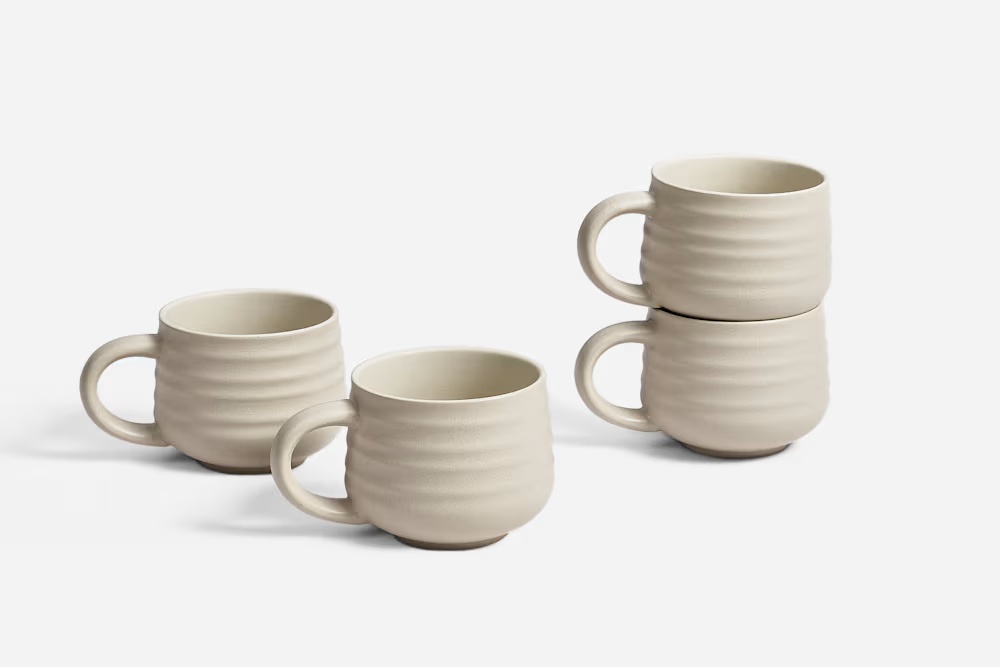 Audrey Mugs, Set of 4 